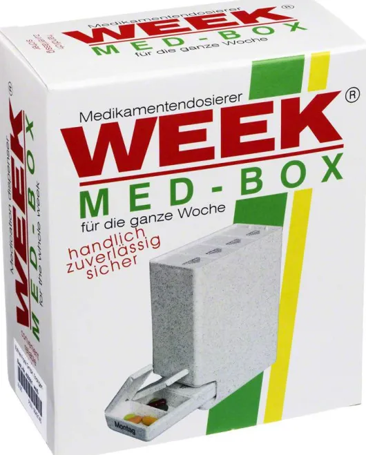 Medikamenten Dispenser Weiß