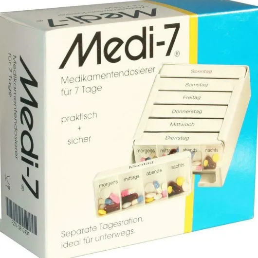 Medi-7 Medikamentendosierer für 7 Wochentage