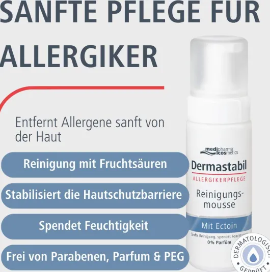 medipharma cosmetics Dermastabil Reinigungsmousse 150 ml Schaum