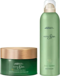 medipharma cosmetics Home Spa Green Garden Körperbalsam 250 ml + Duschschaum 200 ml