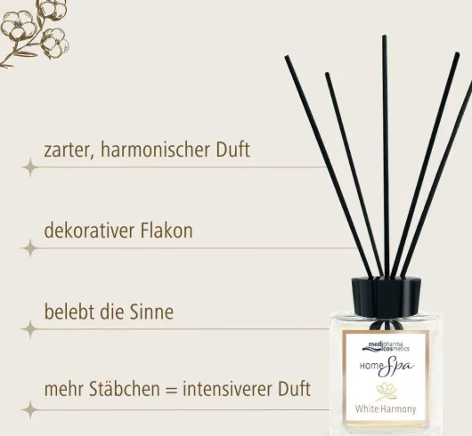 medipharma cosmetics Home Spa White Harmony Raumduft 100 ml