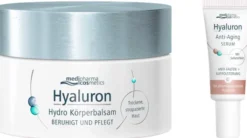 medipharma cosmetics Hyaluron Hydro Körperbalsam 250 ml + gratis Hyaluron Anti - Aging Serum 5 ml