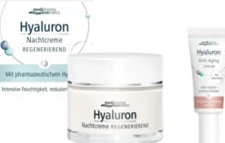 medipharma cosmetics Hyaluron Nachtcreme regenerierend 50 ml + gratis Hyaluron Anti - Aging Serum 5 ml
