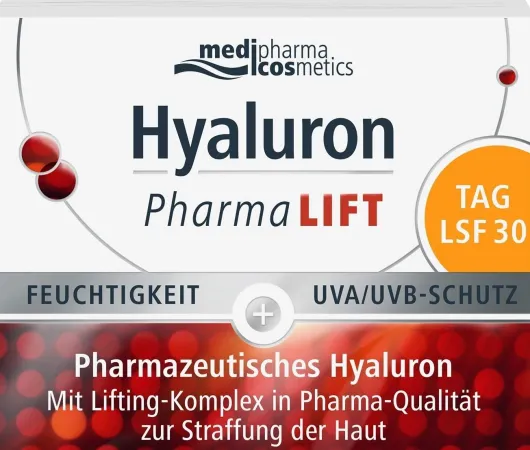 medipharma cosmetics Hyaluron Pharma Lift Tag LSF 30 50 ml Creme
