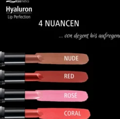 Medipharma Cosmetics Hyaluron Lip Perfection Lippenstift Nude 4 G