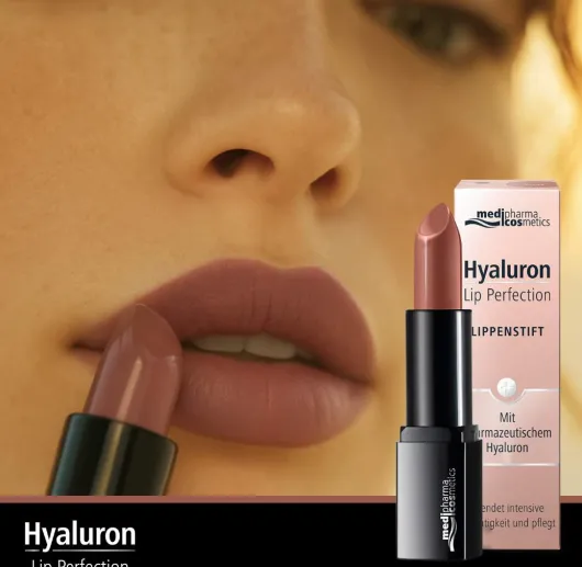 Medipharma Cosmetics Hyaluron Lip Perfection Lippenstift Nude 4 G
