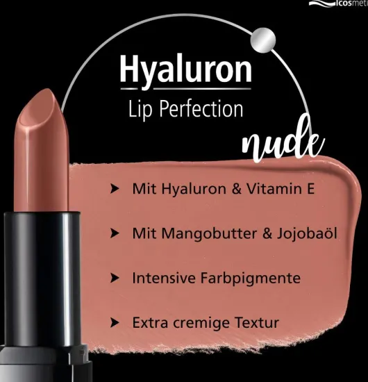 Medipharma Cosmetics Hyaluron Lip Perfection Lippenstift Nude 4 G