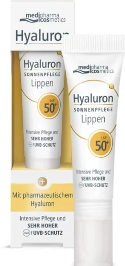 medipharma cosmetics Hyaluron Sonnenpflege Lippen LSF 50+ 7 ml Balsam