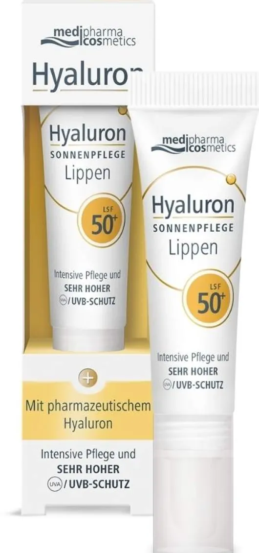medipharma cosmetics Hyaluron Sonnenpflege Lippen LSF 50+ 7 ml Balsam