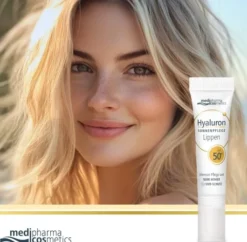medipharma cosmetics Hyaluron Sonnenpflege Lippen LSF 50+ 7 ml Balsam