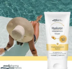 Medipharma Cosmetics Hyaluron Sonnenpflege Körper Lsf 50+ 150ml