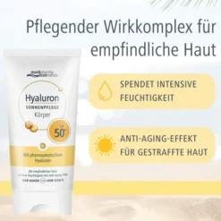 Medipharma Cosmetics Hyaluron Sonnenpflege Körper Lsf 50+ 150ml