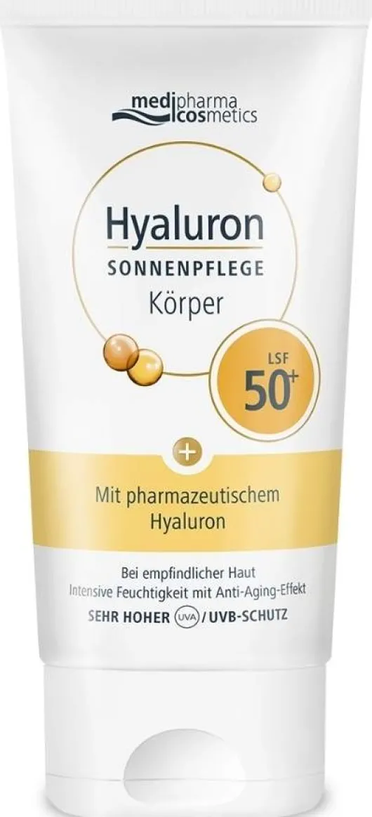 Medipharma Cosmetics Hyaluron Sonnenpflege Körper Lsf 50+ 150ml