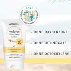 medipharma cosmetics Hyaluron Sonnenpflege Gesicht LSF 30 50 ml Creme