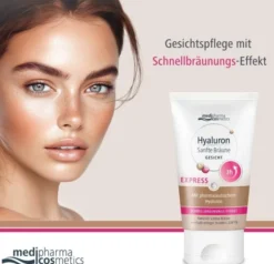 medipharma cosmetics Hyaluron Sanfte Bräune Express Gesichtspflege 30 ml Creme