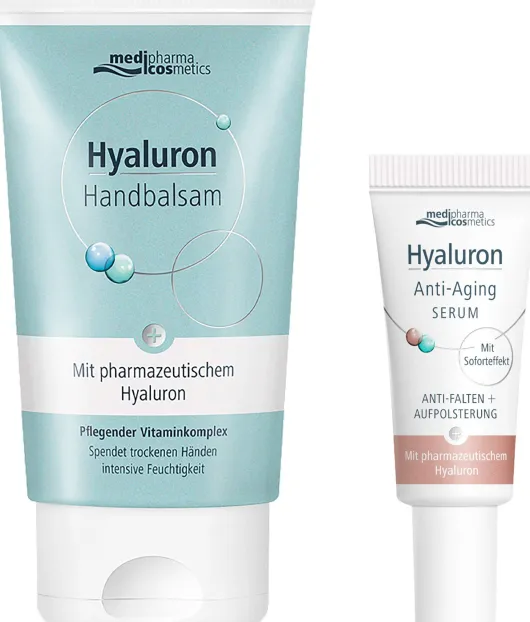 medipharma cosmetics Hyaluron Handbalsam 50 ml + gratis Hyaluron Anti - Aging Serum 5 ml