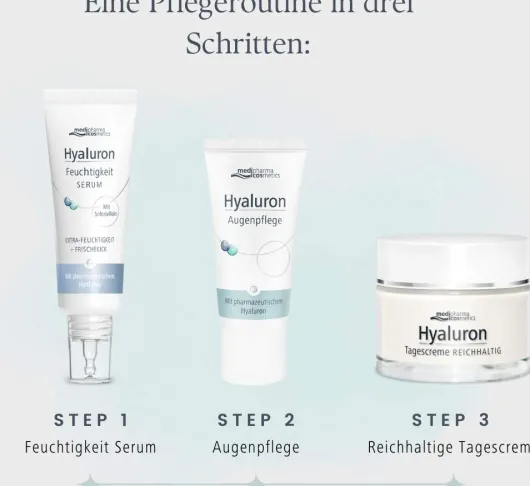 Medipharma Cosmetics Hyaluron Tagescreme Reichhaltig 50 ml
