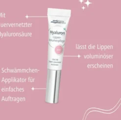 medipharma cosmetics Hyaluron Lippen-Volumenpflege Balsam Rose 7 ml