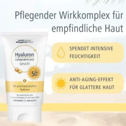 medipharma cosmetics Hyaluron Sonnenpflege Gesicht LSF 50+ 50 ml Creme