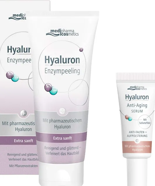 medipharma cosmetics Hyaluron Enzympeeling 100 ml + gratis Hyaluron Anti - Aging Serum 5 ml