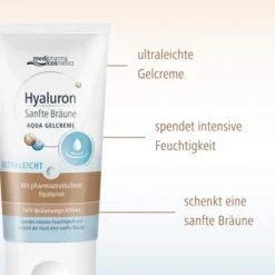 medipharma cosmetics Hyaluron Sanfte Bräune Aqua Gelcreme 150 ml