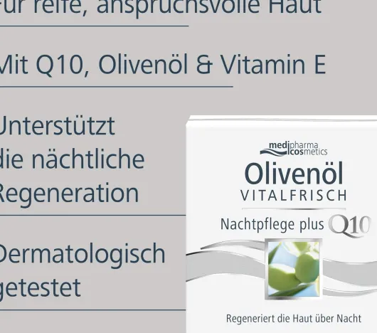 Medipharma Cosmetics Olivenöl Vitalfrisch Nachtpflege 50 ml Creme