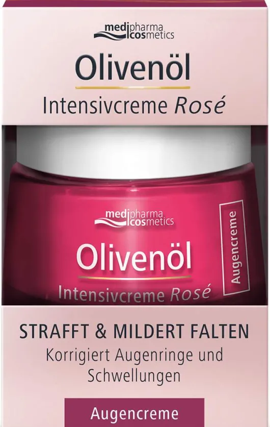 medipharma cosmetics Olivenöl Intensivcreme Rosé Augencreme 15 ml