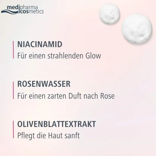 Medipharma Cosmetics Oliven Reinigungsmousse Rose 150 ml