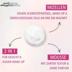 Medipharma Cosmetics Oliven Reinigungsmousse Rose 150 ml