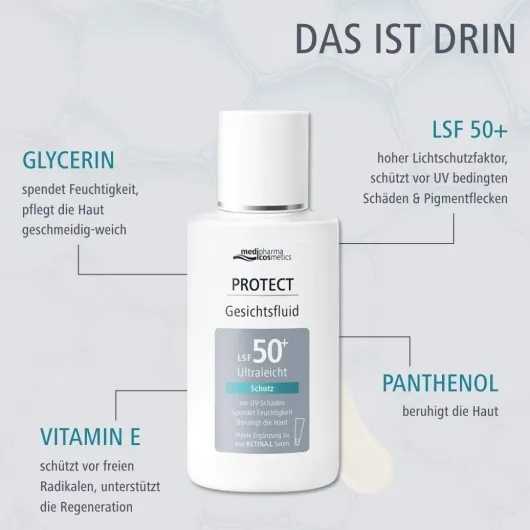 Medipharma cosmetics Protect Gesichtsfluid LSF 50+ 50 ml