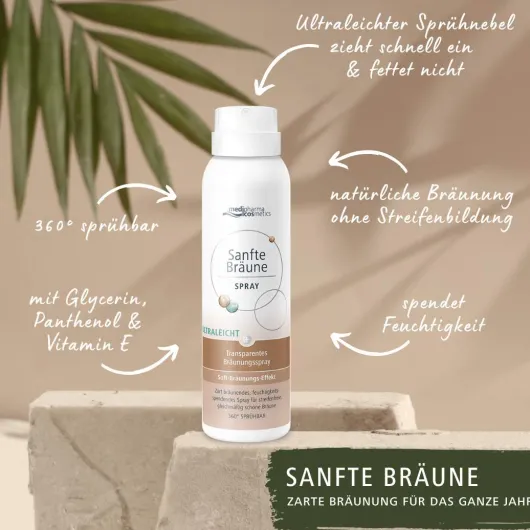 medipharma cosmetics Sanfte Bräune Aerosol 150 ml Spray