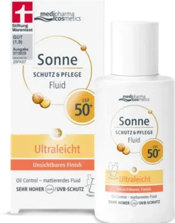 medipharma cosmetics Sonne Schutz & Pflege Fluid ultraleicht LSF 50+ 50 ml Lotion