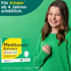 Meditonsin Extract Junior pflanzliche Erkältungstabletten 90 Stück