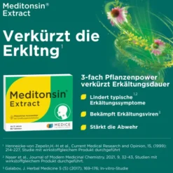 Meditonsin Extract Junior pflanzliche Erkältungstabletten 180 Stück