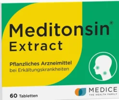 Meditonsin Extract pflanzliche Erkältungstabletten 60 Stück