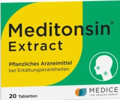 Meditonsin Extract pflanzliche Erkältungstabletten 20 Stück