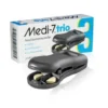 Medi 7 Trio Tablettenteiler Grau 1 Stück