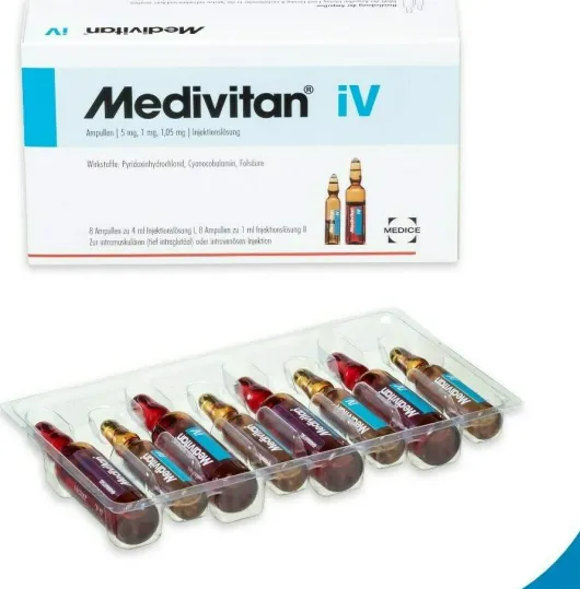 Medivitan Iv Injektionslösung in Ampullen-Paaren 8 Stück