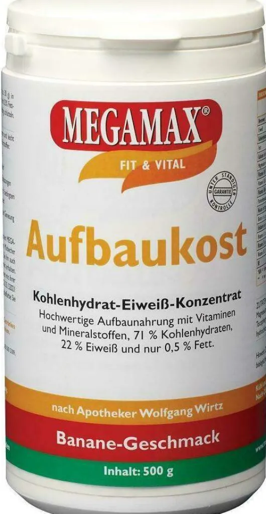 Megamax Aufbaukost Banane Pulver