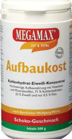 Megamax Aufbaukost Schoko 500 G Pulver