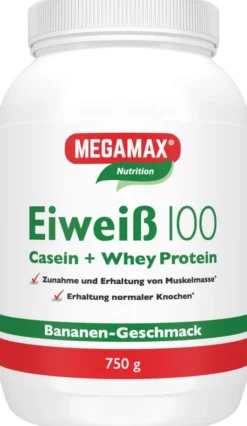 Megamax Eiweiß 100 Banane 750 G Pulver