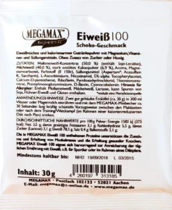 Megamax Eiweiß 100 Schoko 30 G Pulver