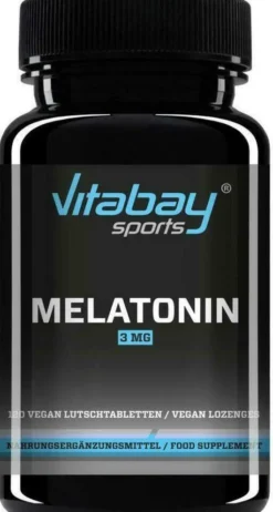 Melatonin 3 mg Schlaf-Hormon Vegan Lutschtabletten