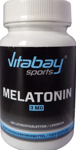 Melatonin 3 mg Schlaf-Hormon Vegan Lutschtabletten