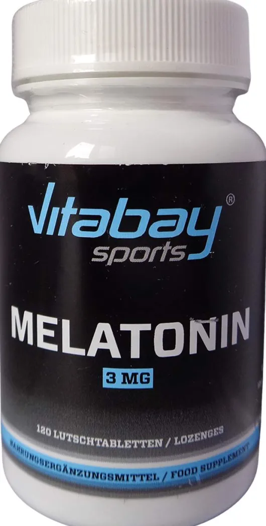 Melatonin 3 mg Schlaf-Hormon Vegan Lutschtabletten