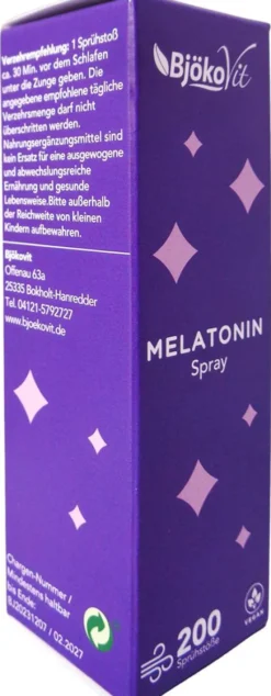 Melatonin 1 mg Spray Ohne Alkohol