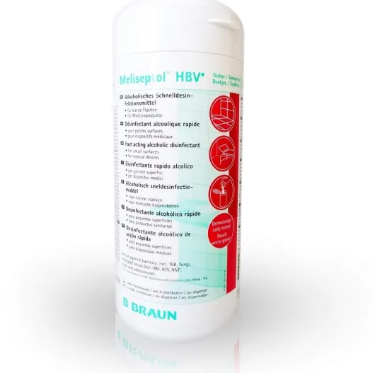 Meliseptol HBV Tücher Spenderbox 100 Tücher
