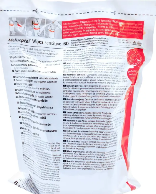 Meliseptol Wipes Sensitive Nachfüllpackung
