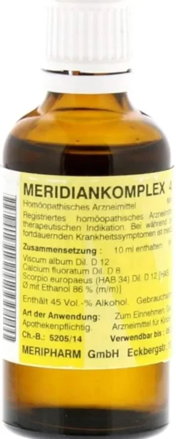 Meridiankomplex 4 Tropfen zum Einnehmen