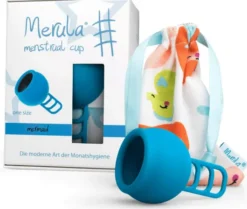 Merula Menstrual Cup Mermaid Blau